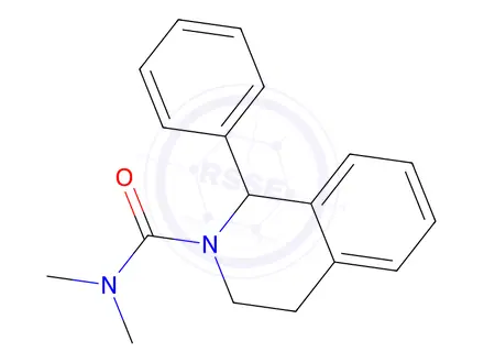Chemical structure of N,N-Dimethyl-1-phenyl-3,4-dihydroisoquinoline-2(1H)-carboxamide