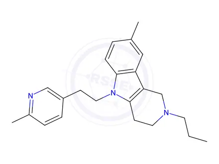 Chemical structure of Dimebon Impurity 9