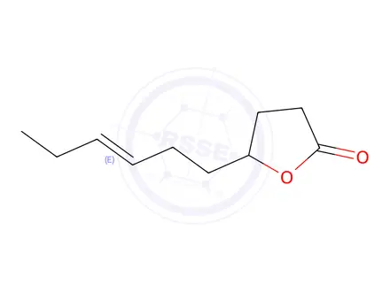 Chemical structure of (E)-5-(Hex-3-en-1-yl)dihydrofuran-2(3H)-one