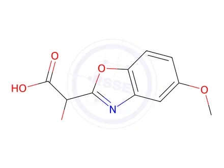 Chemical structure of 2-(Carboxy(hydroxy)methyl)-5-methoxybenzo[d]oxazole