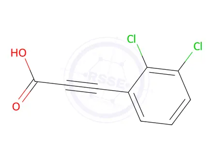Chemical structure of 3-(2,3-Dichlorophenyl)propiolic acid