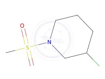 Chemical structure of 3-Chloro-1-methanesulfonylpiperidine