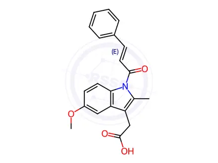 Chemical structure of Cinmetacin Impurity 1