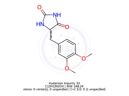Chemical structure of Hydantoin Impurity 33