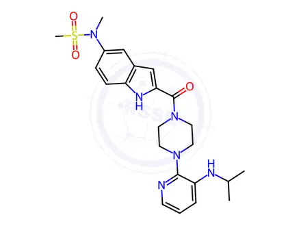 Chemical structure of Delavirdine Impurity 27