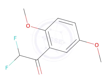 Chemical structure of 1-(2,5-Dimethoxyphenyl)-2,2-difluoroethan-1-one