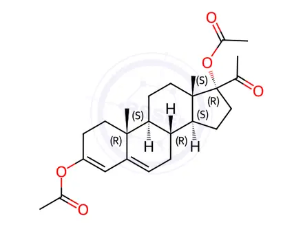 Chemical structure of Hydroxyprogesterone Impurity 1