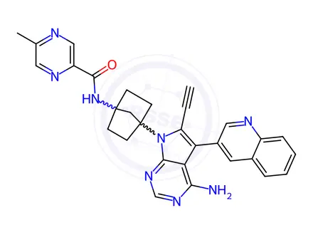 Chemical structure of Emupertinib