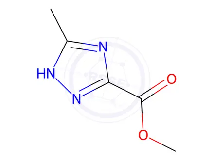 Chemical structure of 1H-1,2,4-Triazole-3-carboxylicacid,5-methyl-,methylester(9CI)