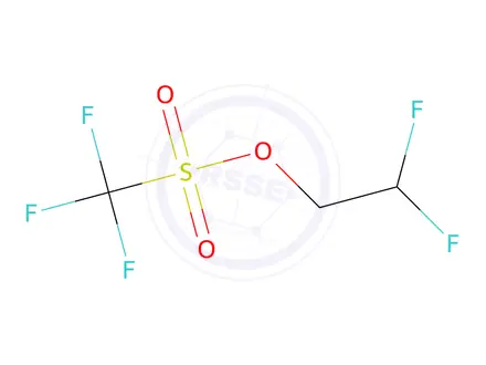 Chemical structure of 2,2-Difluoroethyl Triflate