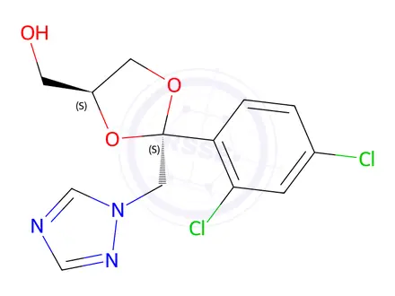 Chemical structure of Itraconazole Impurity 137