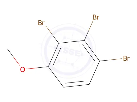 Chemical structure of 2,3,4-Tribromoanisole