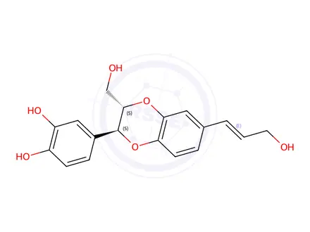 Chemical structure of americanol A