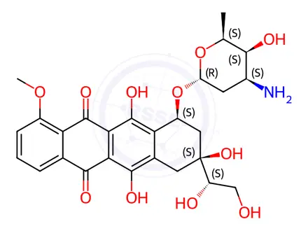 Chemical structure of Doxorubicinol