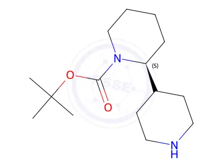 Chemical structure of (S)-tert-Butyl [2,4'-bipiperidine]-1-carboxylate