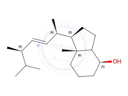Chemical structure of (1R,3aR,4S,7aR)-Octahydro-7a-methyl-1-[(1R,2E,4R)-1,4,5-trimethyl-2-hexen-1-yl]-1H-inden-4-ol