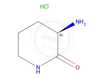 Chemical structure of (R)-3-Amino-2-piperidone Hydrochloride