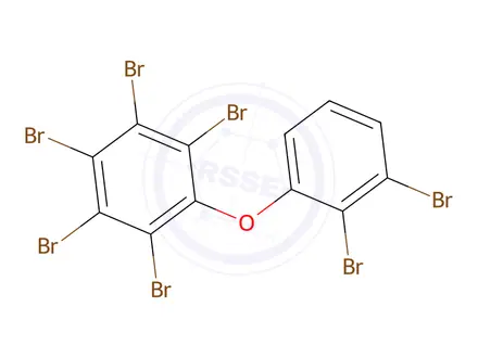 Chemical structure of 2,2',3,3',4,5,6-Heptabromodiphenyl Ether