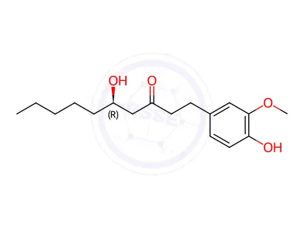 Chemical structure of Gingerol Impurity 2