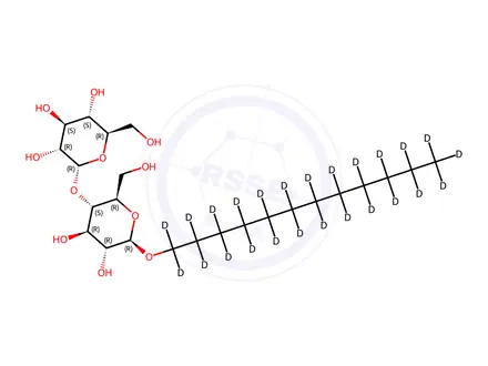 Chemical structure of n-Dodecyl β-D-Maltoside (DDM)-d25