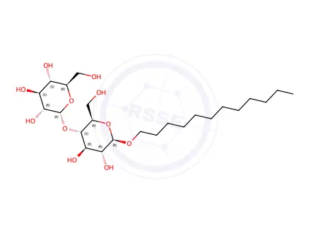 Chemical structure of N-Dodecyl β-D-maltoside