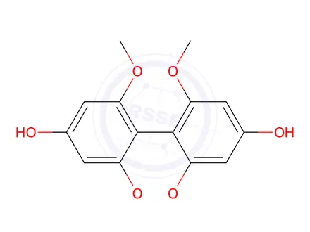 Chemical structure of 2,2',6,6'-Tetramethoxy-[1,1'-biphenyl]-4,4'-diol