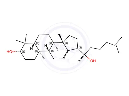 Chemical structure of GINSENOSIDE