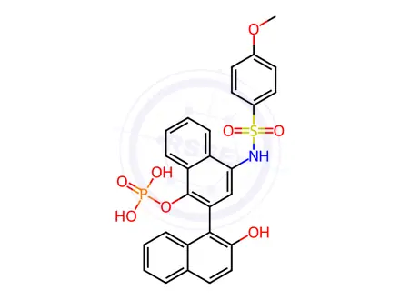 Chemical structure of TTI 101 Impurity 203