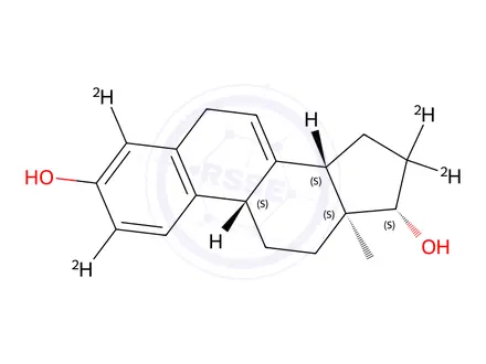 Chemical structure of Equilin Impurity 6-d4