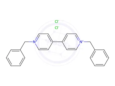 Chemical structure of 1,1'-Dibenzyl-4,4'-bipyridinium dichloride