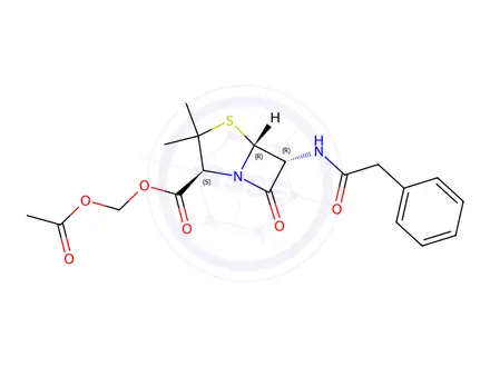 Chemical structure of Penamecillin