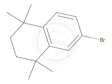 Chemical structure of 6-Bromo-1,1,4,4-tetramethyl-1,2,3,4-tetrahydronaphthalene