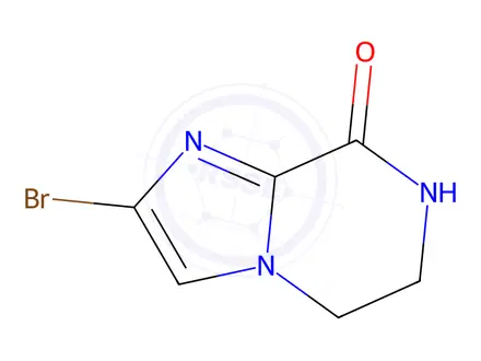 Chemical structure of 2-Bromo-6,7-dihydroimidazo[1,2-a]pyrazin-8(5H)-one