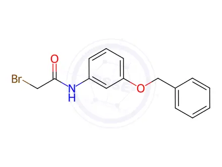 Chemical structure of N-[3-(Benzyloxy)phenyl]-2-bromoacetamide