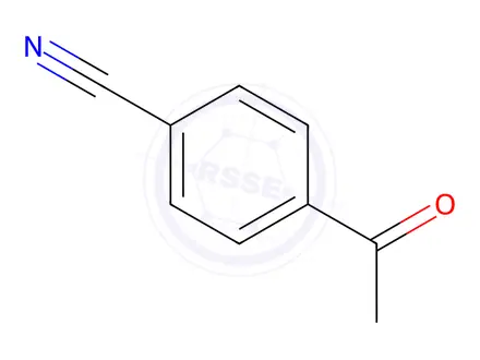 Chemical structure of 4-Acetylbenzonitrile
