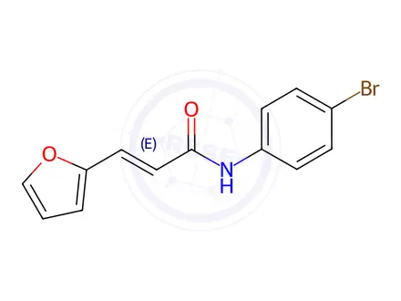 Chemical structure of N-(4-Bromophenyl)-3-(furan-2-yl)acrylamide