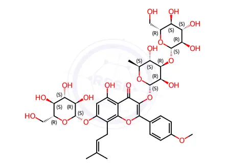 Chemical structure of Epimedin A1