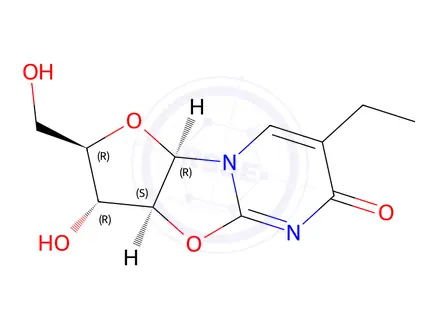 Chemical structure of 5-Ethyl-2,2'-anhydrouridine