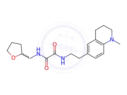 Chemical structure of N1-(2-(1-Methyl-1,2,3,4-tetrahydroquinolin-6-yl)ethyl)-N2-((tetrahydrofuran-2-yl)methyl)oxalamide