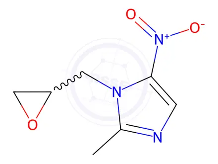 Chemical structure of Ornidazole Impurity I