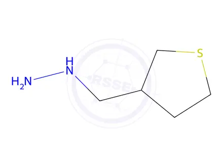 Chemical structure of [(thiolan-3-yl)methyl]hydrazine