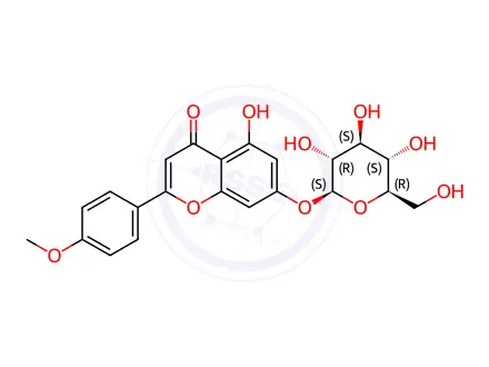 Chemical structure of Moldavoside