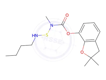 Chemical structure of Carbofuran N-Butylthiohydroxylamine