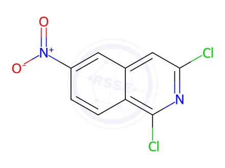Chemical structure of 1,3-Dichloro-6-nitroisoquinoline