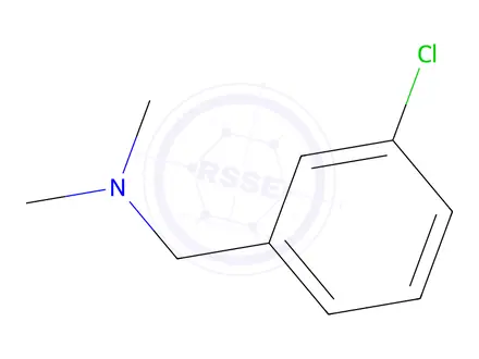 Chemical structure of [(3-Chlorophenyl)methyl]dimethylamine