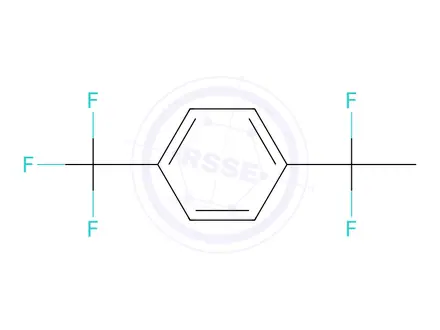 Chemical structure of 1-(1,1-Difluoroethyl)-4-(trifluoromethyl)benzene