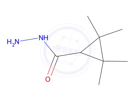 Chemical structure of 2,2,3,3-Tetramethylcyclopropanecarbohydrazide