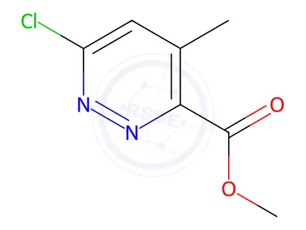 Chemical structure of Methyl 6-chloro-4-methylpyridazine-3-carboxylate
