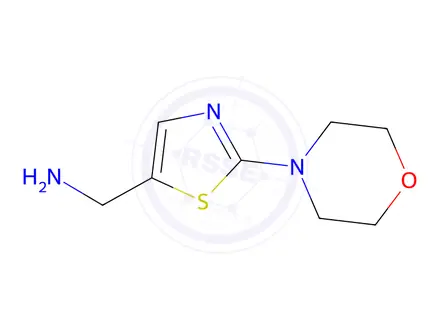 Chemical structure of [2-(morpholin-4-yl)-1,3-thiazol-5-yl]methanamine