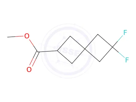 Chemical structure of Methyl 6,6-difluorospiro[3.3]heptane-2-carboxylate